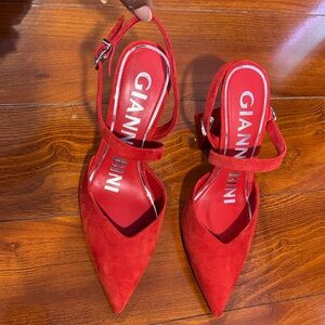 Gianni Bini Vibrant Red Heels